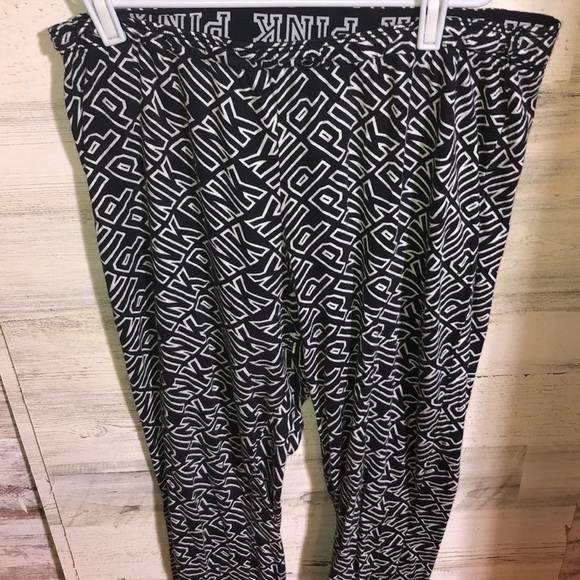 Pink Victoria’s Secret logo bundle long sleeve shirt and sweatpants lounge pants - Picture 11 of 12